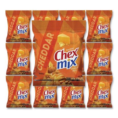 Snacks, Cheddar, 3.75 oz Bag, 8/Carton1