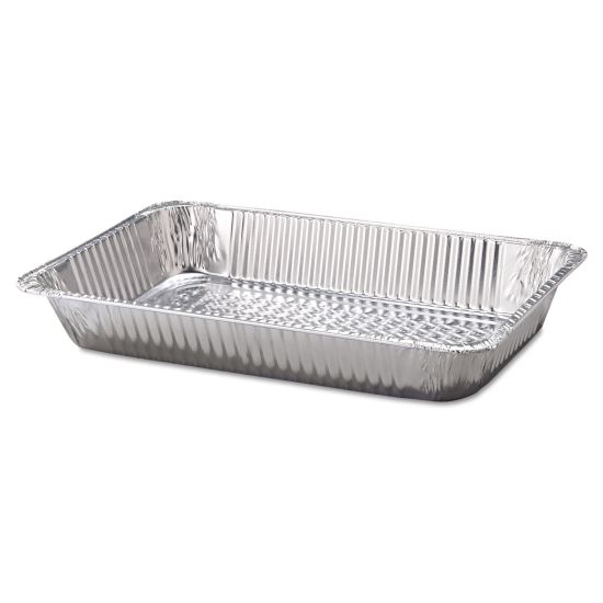 Aluminum Steam Table Pans, Full-Size Deep, 3.19" Deep, 12.19 x 20.75, 50/Carton1