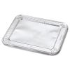 Steam Pan Foil Lids, Fits Half-Size Pan, 12.27 x 10.44, 100/Carton1