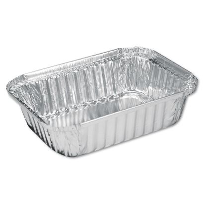 Aluminum Oblong Pan, 1.5-lb Capacity, 5.13 x 7.06 x 1.69, Silver, 500/Carton1