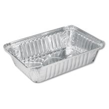 Aluminum Oblong Pan, 2.25 lb Capacity, 5.94 x 8.44 x 1.81, Silver, 500/Carton1