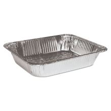 Aluminum Steam Table Pans, Half-Size Deep, 2.56" Deep, 10.38 x 12.75, 100/Carton1