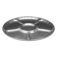 Aluminum Lazy Susan, 6 Compartments, 18" Diameter x 0.94"h, 25/Carton1