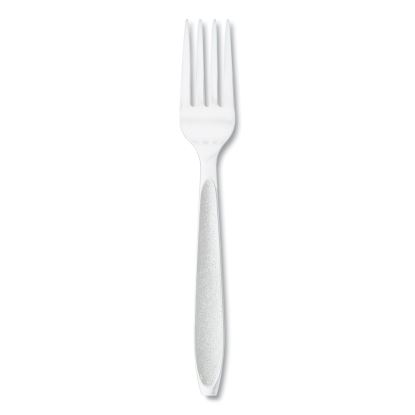 Impress Heavyweight Full-Length Polystyrene Cutlery, Fork, White, 100/Box1