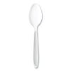 Impress Heavyweight Full-Length Polystyrene Cutlery, Teaspoon, White, 100/Box1