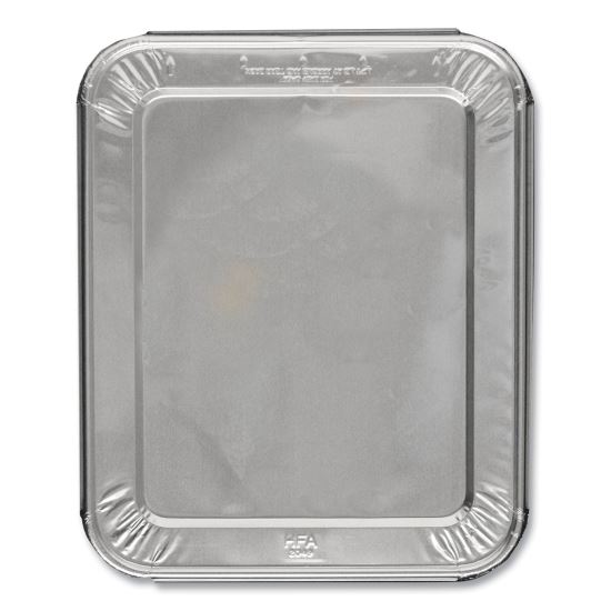 Half Steam Table Pan Lids, Full Curl, 11.16 x 0.62 x 12.75, 100/Carton1