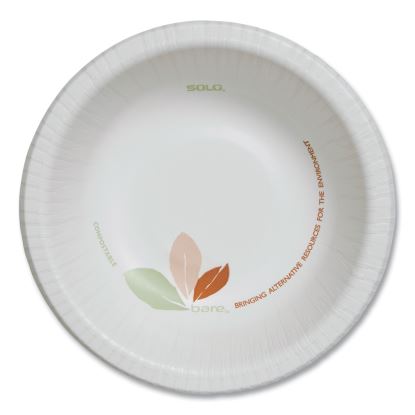 Bare Eco-Forward Paper Dinnerware Perfect Pak, ProPlanet Seal, Bowl, 12 oz, White/Green, 500/Carton1