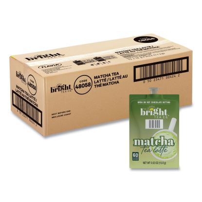 Bright Tea Co. Matcha Latte Freshpack, Matcha Tea Latte, 0.53 oz Pouch, 72/Carton1