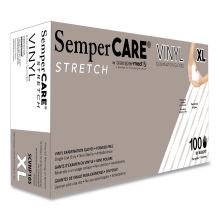 Stretch Vinyl Examination Gloves, Cream, X-Large, 100/Box, 10 Boxes/Carton1