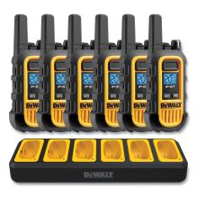 DXFRS300BCH Heavy-Duty Walkie Talkies, 1 W, 22 Channels1