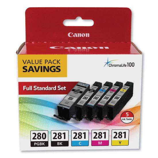 Canon® PGI-280/CLI-281 5-Color Pack1