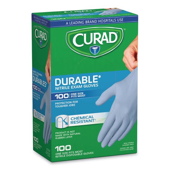 Curad® Powder-Free Nitrile Exam Gloves1