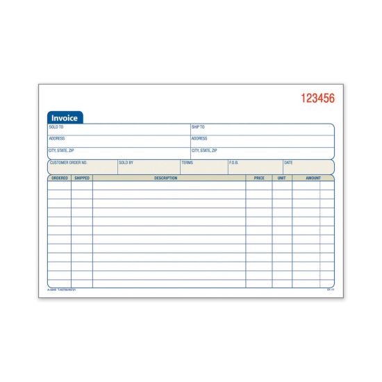 Adams® Two-Part Invoice Book1