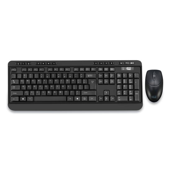 Adesso WKB-1320CB Antimicrobial Wireless Desktop Keyboard and Mouse1