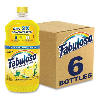 Multi-Use Cleaner, Refreshing Lemon Scent, 56 oz Bottle, 6/Carton1