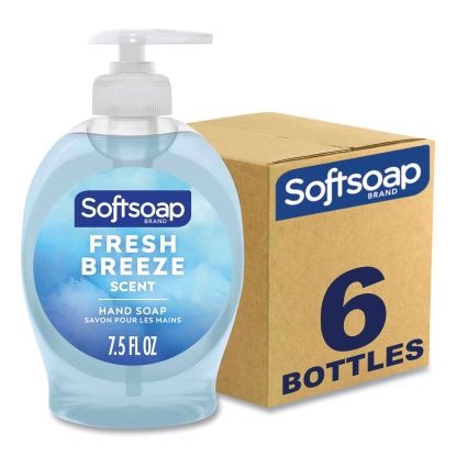 Softsoap Liquid Hand Soap Pumps, Fresh Breeze, 7.5 oz Pump Bottle 6/Carton1