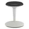 Revel Adjustable Ht Fidget Stool, Backless,Up to 250lb, 13.75" to 18.5" Seat Ht,Black Seat/White Base, Ships in 7-10 Bus Days1