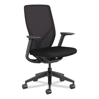 Flexion Mesh Back Task Chair, Up to 300 lb, 14.81" to 19.7" Seat Height, 24" Back Height, Black, Ships in 7-10 Business Days1