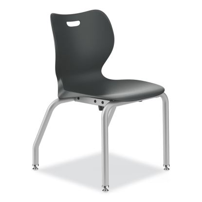 SmartLink Four-Leg Chair, Up to 275 lb, 16" Seat Height, Lava Seat/Back, Platinum Base, 4/Carton, Ships in 7-10 Bus Days1