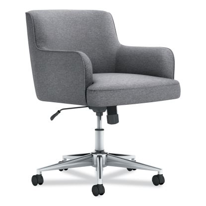 Matter Multipurpose Chair, 23" x 24.8" x 34", Light Gray Seat, Light Gray Back, Chrome Base, Ships in 7-10 Business Days1