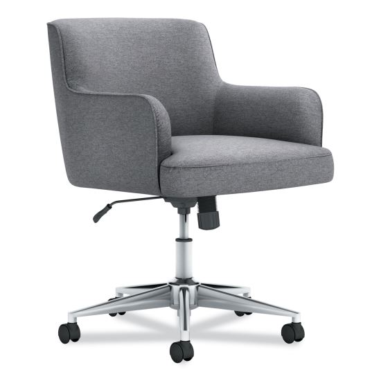 Matter Multipurpose Chair, 23" x 24.8" x 34", Light Gray Seat, Light Gray Back, Chrome Base, Ships in 7-10 Business Days1
