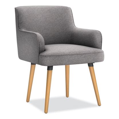 Matter Multipurpose Chair, 23" x 24.8" x 34", Light Gray Seat/Back, Natural Wood Base, Ships in 7-10 Business Days1