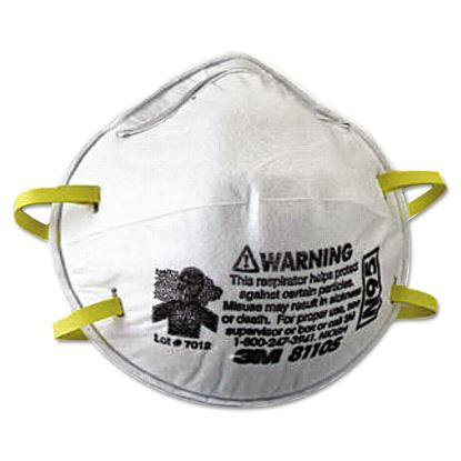 Picture of N95 Particulate Respirator, Half Facepiece, Small, Fixed Strap