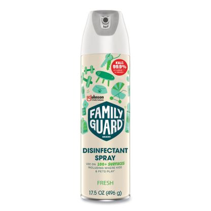 Disinfectant Spray, Fresh Scent, 17.5 oz Aerosol Spray, 8/Carton1