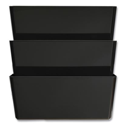 EZ Link Stackable DocuPocket, 3 Sections, Legal Size, 16.25 x 4 x 19, Black, Ships in 4-6 Business Days1