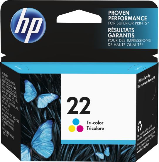 HP 22 (C9352AN) TRI-COLOR ORIGINAL INK CARTRIDGE1