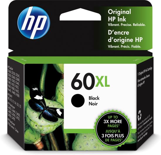 HP 60XL (CC641WN) HIGH YIELD BLACK ORIGINAL INK CARTRIDGE1