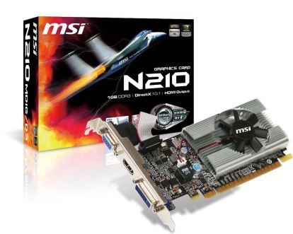 MSI N210-MD1G/D3 graphics card GeForce 210 1 GB GDDR31