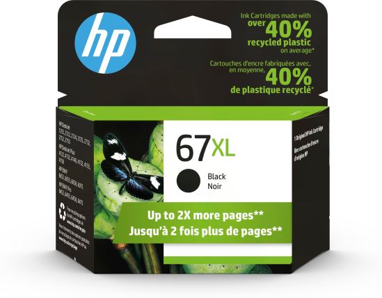 HP 67XL BLACK ORIGINAL INK CARTRIDGE1