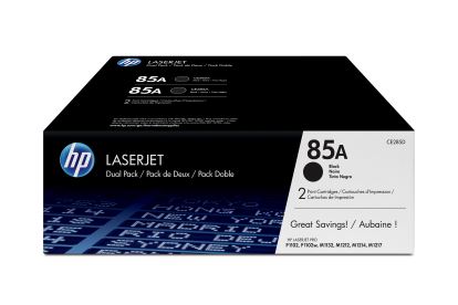 HP 85A (CE285AD) 2-PACK BLACK ORIGINAL LASERJET TONER CARTRIDGE1