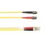 Black Box FOLZH10-002M-STLC-YL fiber optic cable 78.7" (2 m) ST LC OM3 Yellow1