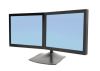 Ergotron DS Series DS100 Dual Monitor Desk Stand, Horizontal 24" Black1