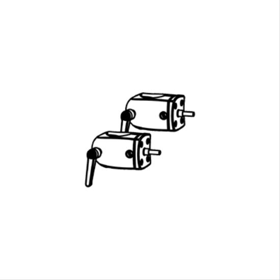 Ergotron DS100 Outboard Pole Clamps1