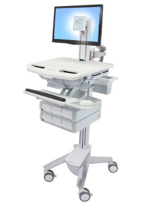 Ergotron StyleView Aluminum, Gray, White Flat panel Multimedia cart1