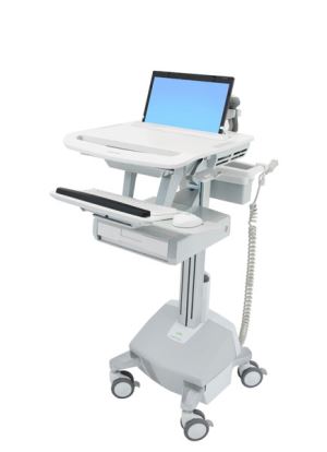 Ergotron StyleView Aluminum, Gray, White Notebook Multimedia cart1