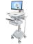 Ergotron StyleView Aluminum, Gray, White Flat panel Multimedia cart1