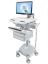 Ergotron StyleView Aluminum, Gray, White Flat panel Multimedia cart1