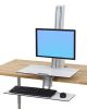 Ergotron WorkFit-S White PC Multimedia stand2