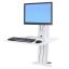 Ergotron WorkFit SR 24" White Desk1