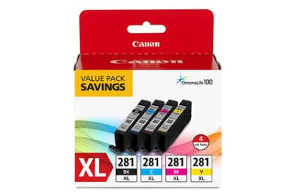 Canon CLI-281 XL ink cartridge Original Black, Cyan, Magenta, Yellow1