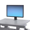 Ergotron WorkFit 97-935-085 monitor mount / stand 24" Black Desk2