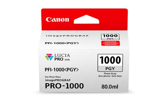 Canon PFI-1000 ink cartridge Original Photo Gray1