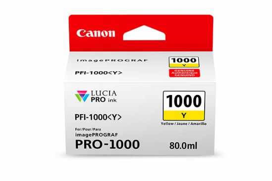 Canon PFI-1000 ink cartridge Original Yellow1