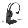 Jabra Evolve2 55 Headset Wired & Wireless Head-band Office/Call center Bluetooth Charging stand Black1