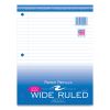 Notebook Filler Paper, 3-Hole, 8 x 10.5, Wide/Legal Rule, 200/Pack1