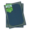 Certificate/Document Cover, 9.75' x 12.5", Navy With Gold Foil, 5/Pack1